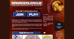 Desktop Screenshot of fotballen.managerleague.com