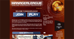 Desktop Screenshot of klubbnytt.managerleague.com