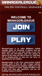 Mobile Screenshot of free.managerleague.com