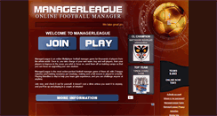 Desktop Screenshot of magic11.managerleague.com